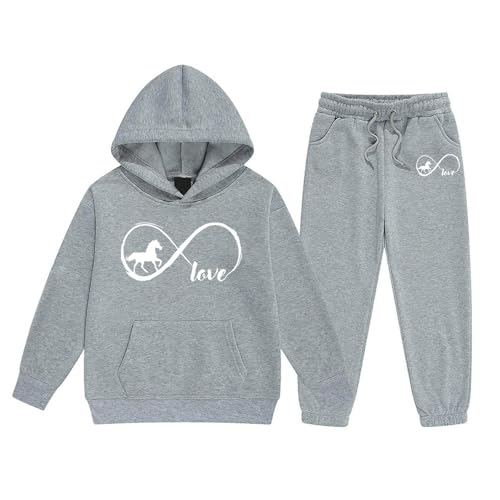 Ensemble de tenue pour fille avec joli sweat à capuche imprimé mode