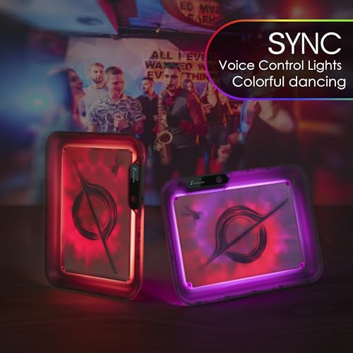 Kit de bandeja iluminada LED con accesorios de neón para salón 6