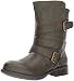 Rampage Women's Islet Motorcycle Buckle Mid Calf Low heel Boot