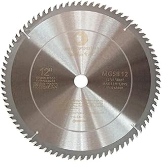 Carbide-Tipped Circular Saw Blade, DIY General Purpose for Wood, Laminate, Veneered Plywood & Hardwoods (12