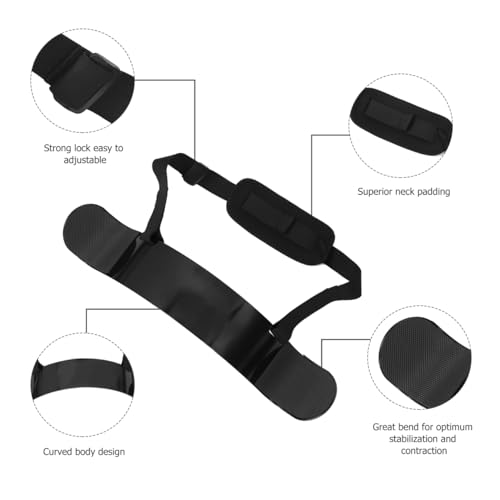 Kisangel Exercise Machines Training Board Bicep Workout Arm Curl Gym Gear Biceps Training Board Man Fitness Tools Bicep Aluminum Alloy Booster Black Arm Arm Belt - Image 6