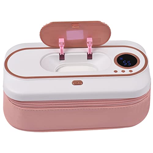 Daoco Calentador De Toallitas Húmedas Recargable por USB, Control De Temperatura Inteligente Y De Toallitas Húmedas, 2 Modos Y Batería De 5000 Mah, Diseño De Gran Capacidad, Portátil para El