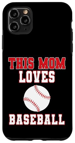 This Mom Loves Baseball �V���c ? Game Day Sports Mom T�V���c �X�}�z�P�[�X iPhone 11 Pro Max �p