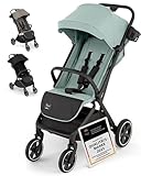 Hartan Clixx Buggy Kinderwagen – Reisebuggy ab 6 Monate, klein zusammenklappbar, höhenverstellbar, mit Sonnen- & Regenschutz, ideal für unterwegs (Mint)