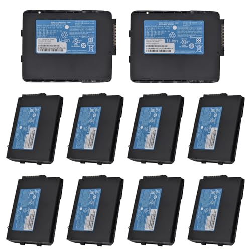 ANCBD 10-Pack Battery Replacement for Zebra Motorola Symbol TC55 TC70 TC75 TC72 TC77 TC75EK TC75AH TC75GK TC700H TC700K TC77HL TC20L Series 82-171249-01 82-171249-02 BT-000318 4620mAh/3.7V.