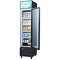 BODEGA BODEGACOOLER Commercial Drink Fridge with Glass Door, Tall Beverage Cooler for Beer, Soda, Single Door Display Refrigerator, 7.71 Cu.Ft Capacity