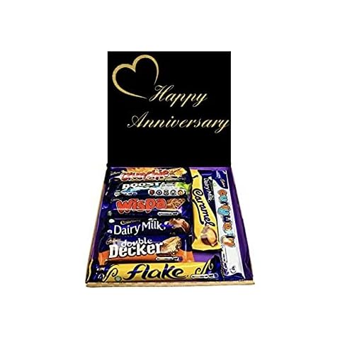 Cadburys Happy Anniversary Chocolates Gift Present Cadbury’s Hamper Sweet Box Cover