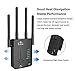 WiFi Range Extender, Latest 1200Mbps WiFi Repeater Wireless Signal Booster, 2.4 and 5GHz 360 Degree Full Coverage WiFi Extender Signal Amplifier with AP/Router/Repeater Mode