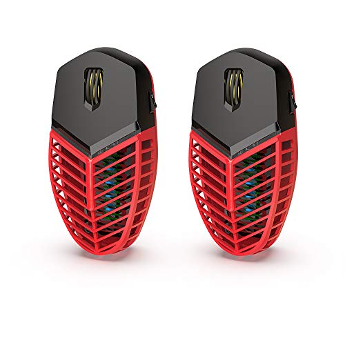 T-Raputa Lámpara Antimosquitos,Lámpara de Mosquito eléctrica UV,Puede Eliminar eficazmente Ratas, arañas, Ratones, Hormigas, cucarachas,chinches y Otros roedores (2Pack)