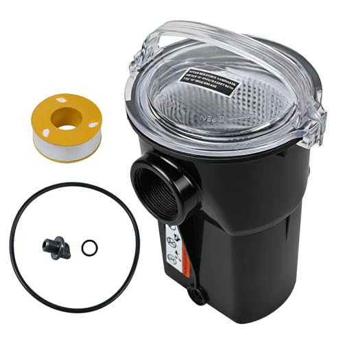 XQK SPX1500CAP Pump Strainer Housing w/Basket Compatible with Hayward Strainer Pump Housing Power-Flo LX SP1580 SP1580. EP1500LX Filter Pumps Replacement Filter Shell SP1520UN Strainer Pumps Body
