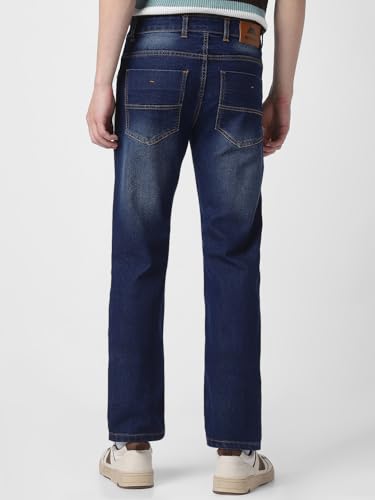 Image of Neostreak Men's Regular Fit Heavy Washed Jeans Stretchable