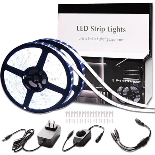 Cinta LED impermeable 12M 6000K Blanco Día miniatura 1
