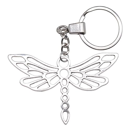 Pendentifs libellule argent antique pour accessoiriser les porte-clés et bijoux hommes
