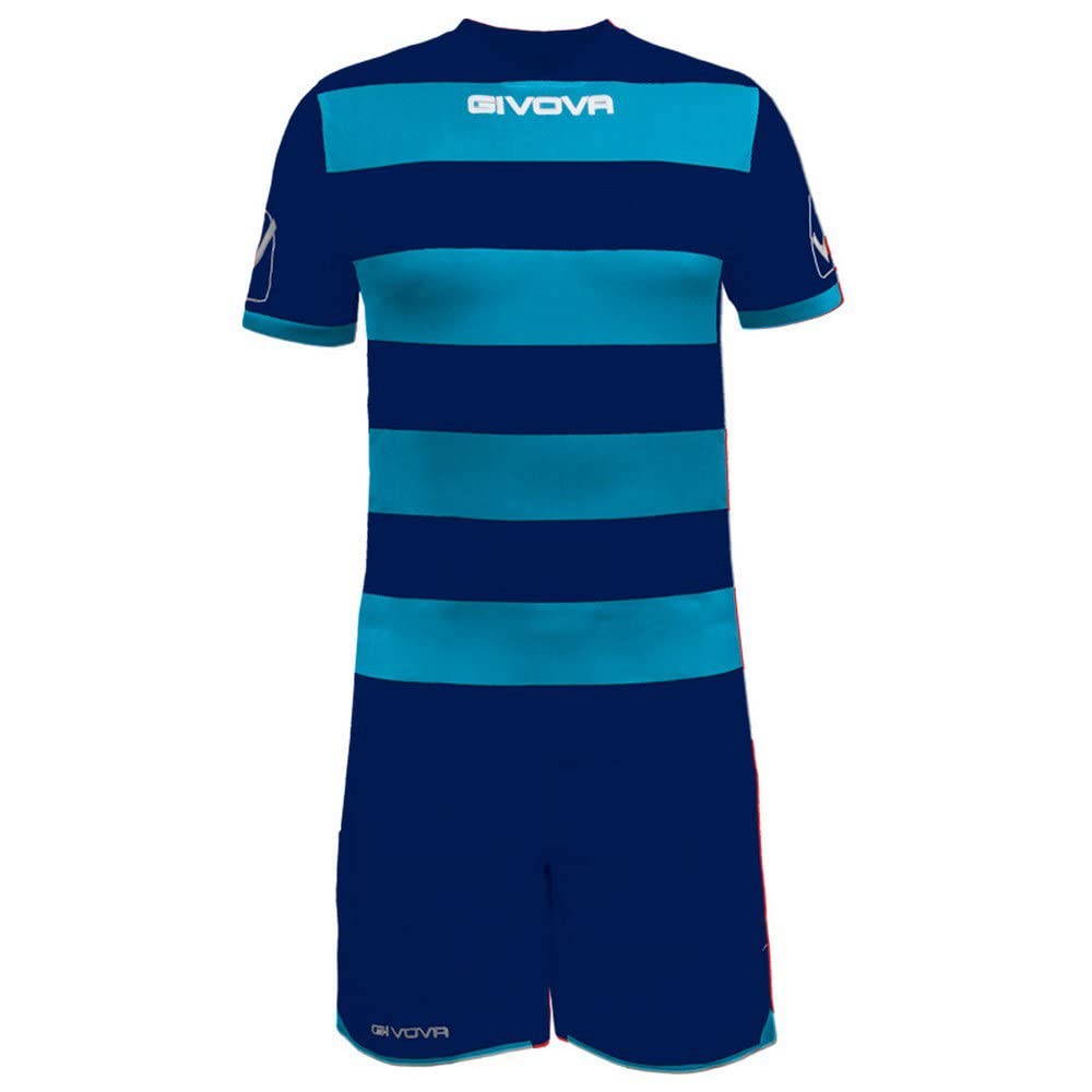 Givova, kit rugby, azul /celestial, M