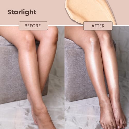 Image of LA MIOR Cosmic Glow Body Highlighter - Starlight | Liquid Highlighter for Body, Flawless Radiance, Lit-from-Within, Blurs Imperfections, Transfer & Sweat Proof, Clean - 50ml