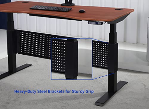 Apexdesk Elite Pro Series Standing Desk Reinforcement Bar, Expandable From 39.8” To 65.6" (Black) #TOP3