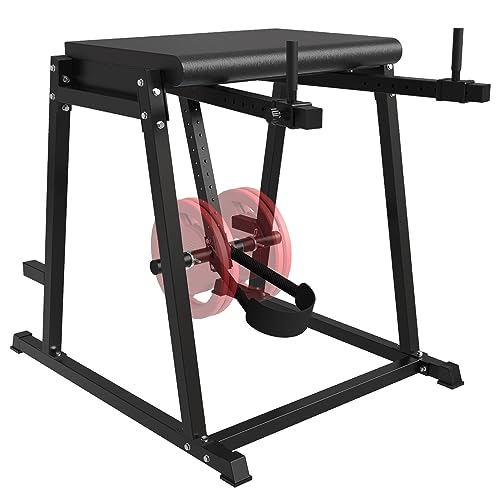 SPART H-PND Reverse Hyperextension Lower Body Machine Hip Thrust Rear Kick Exercise Equipment 1100LBS Specialty Home Gym for Physical Therapy Back Rehab Abdominal Hip Core Leg Workouts Black