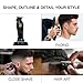 RED PRO X King Vector Motor Cordless Hair Trimmer Professional Barber Detail Beard Trimmer DLC Blade USB C 240 Min Gold Black