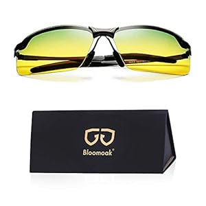 Day Night Driving Glasses- Anti-Glare Night Vision Glasses Men Women Polarized Sunglasses Night Sight Glasses for…