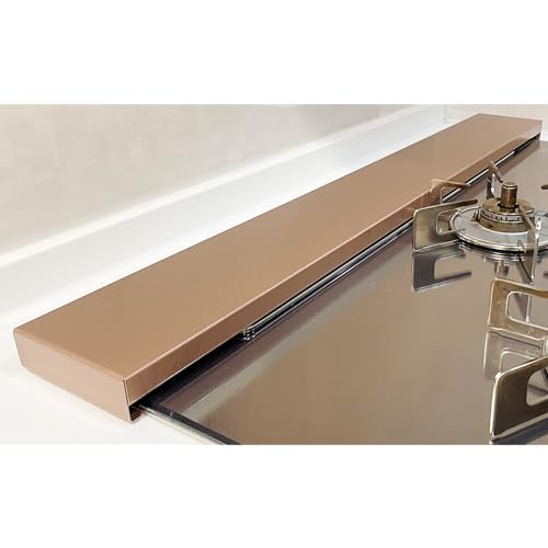 I-TOP 排気口カバー フラット 薄型 天板幅75cmコンロ用(外寸幅78.5cm) ピンクゴールド コンロカバー