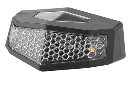 Feu arrière LED pour motos 12V universel avec clignotants et support de plaque