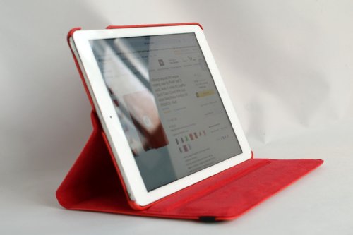 Flyorigin ipad Case 9.7 Inch Cover for 6th Gen and 5th Gen iPad 2018, 2017, and Air 1/2, Red, 9.7inch iPad 2017/2018/Air1/2/Pro9.7 - Image 3