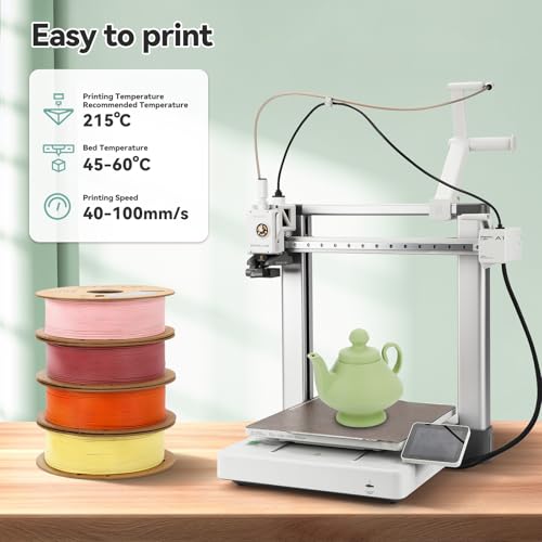 Image of 3DHoJor Matte PLA Filament 1.75mm 1kg Cardboard Spool PLA Filament 1.75 PLA 3D Printing Filament, Print with Most 3D Printers 3D Filament-Matcha Green