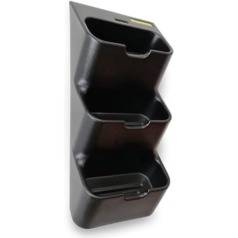 BOXSAND-6 (12"x26") Living Wall - Wall Planter, Vertical Garden for 6 Plants, Indoor/Outdoor, 2 Screws Install (Black) with Black Square Pots Cover