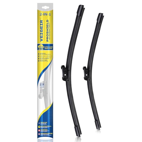 VEIGEIR 26+19 Front Windshield Wipers 2 Pack Compatible with Tesla Model 3 2017-2023 Tesla Model Y 2020-2022