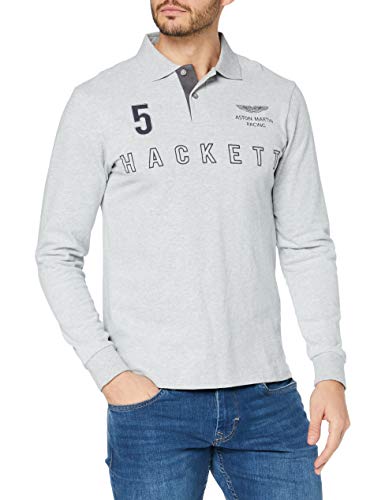 Hackett London AMR Hkt Outline, (Pearl Grey), (Taille Fabricant: Medium)