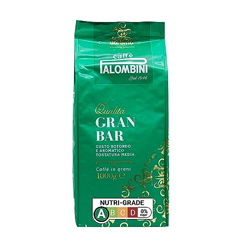 Palombini Gran Bar Italian Whole Roasted Coffee Beans 1Kg