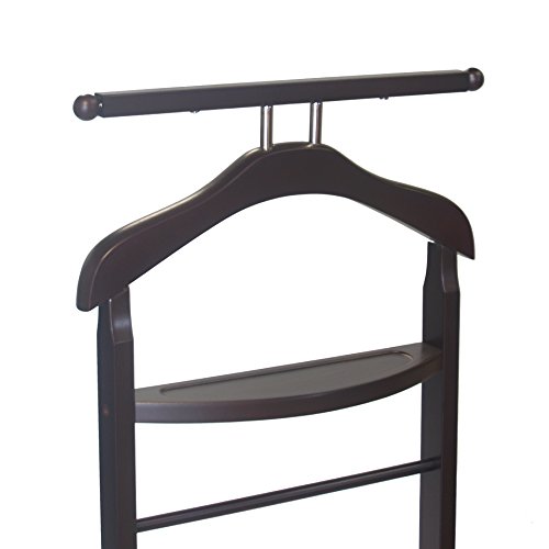 Proman Products - VL17014 Knight Valet Sand, 18\" x 12\" x 43.5\", Walnut