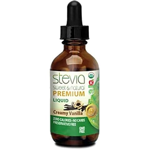 Simply Liquid Stevia Creamy Vanilla Stevia International 1 oz Liquid Cover