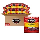 Jack Link's Beef Jerky, Teriyaki, Multipack Bags - Flavorful Meat Snacks for Lunches, Ready to Eat Protein Snacks, Individual Packs - 7g of Protein, Made with 100% Beef - 0.625 oz (Pack of 20)