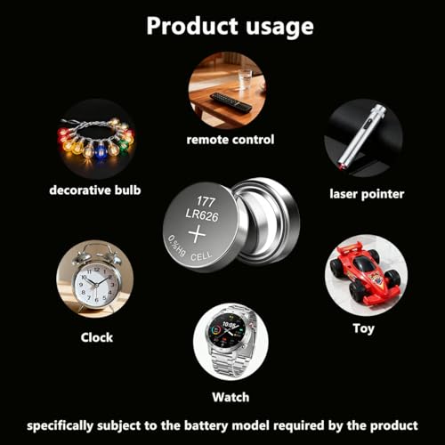 20 Pilas 377 AG4 LR626 Alcalinas para Reloj miniatura 2