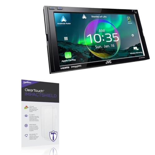 BoxWave Screen Protector Compatible with JVC KW-M875BW (6.8 in) - ClearTouch ImpactShield (2-Pack), Impenetrable Screen Protector Flexible Film