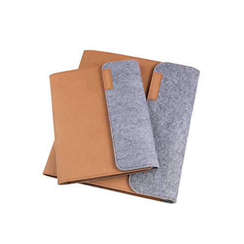 Rocketbook Smart Notebook Folio Cover - 100% Recyclable, Biodegradable Cover with Pen Holder, Magnetic Clasp & Inner Storage - Mars Sand Tan, Letter Size (8.5" x 11")