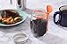 Jarware Coffee Spoon Clip for Wide Mouth Mason Jars, Orange