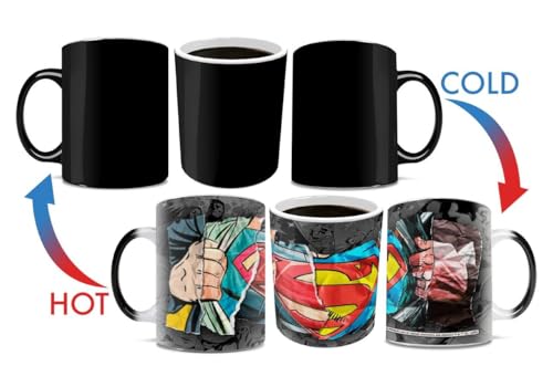 Morphing Mugs DC Comics Superman 11 oz taza cerámica miniatura 5