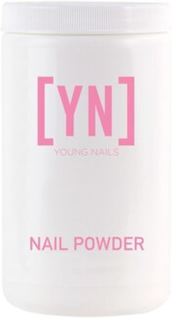 Young Nails Acrylic Cover Powder - Self-Leveling Acrylic Nail Powder, Clear Nude Pink White Acrylic Powder for Nail Extenstion, Professional Grade, Superior Adhesion, Color - Bare, 660g
