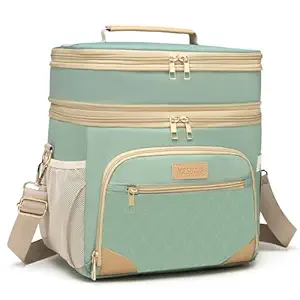 YESBAG Lunch Bag for Women, Leakproof Insulated Soft Adult Lunch Tote Cooler Bag Box With Adjustable Shoulder Strap for Office,Work & Picnic