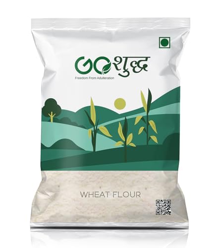 Goshudh Wheat Flour 500 g Pack | Gehun Atta, Chakki Flour