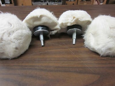 10 Goliath Industrial 4" Mushroom Buff Polishing Buffing Wheel Detail Brush Lmb