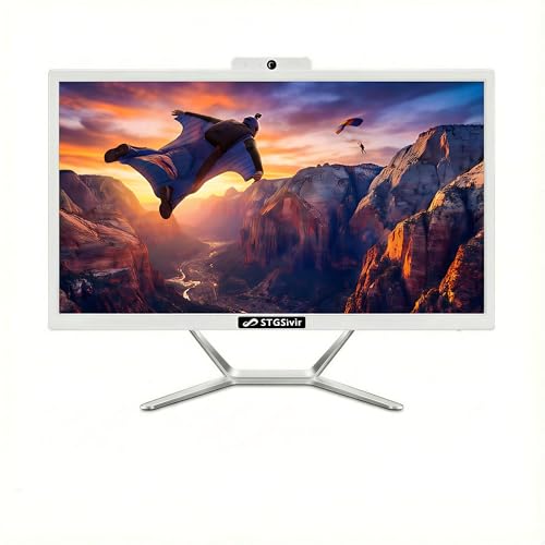 STGsivir All in One PC, Ordenador Todo en uno，Pantalla FHD de 21.5