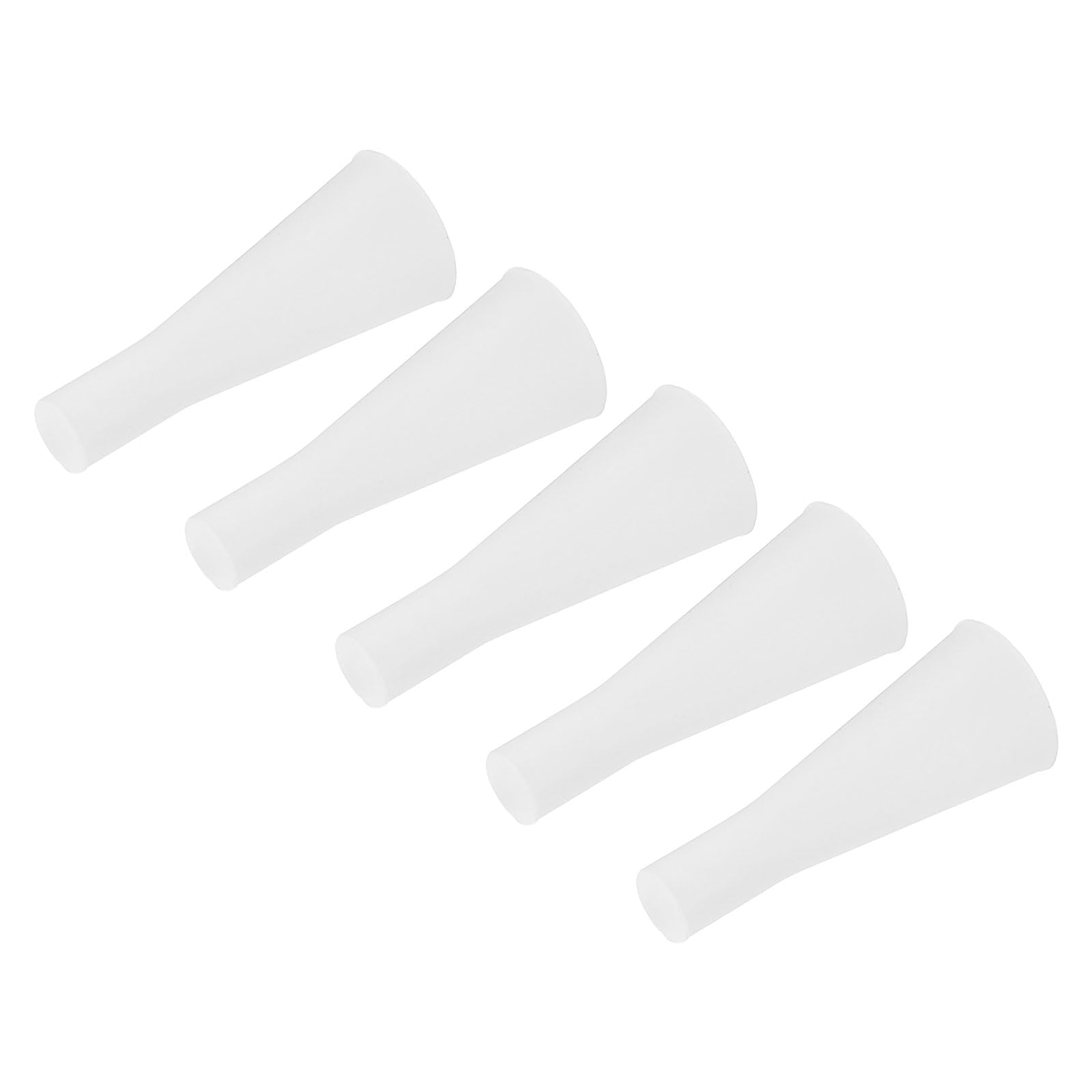 sourcing map Silicone Caoutchouc Conique Bouchon 10mm à 15mm Solide Blanc pour Poudre Revêtement, Peinture, Anodisation, Placage, Sablage, Laboratoire sourcing map Silicone Caoutchouc Conique Bouchon 10mm à 15mm Solide Blanc pour Poudre Revêtement, Peinture, Anodisation, Placage, Sablage, Laboratoire