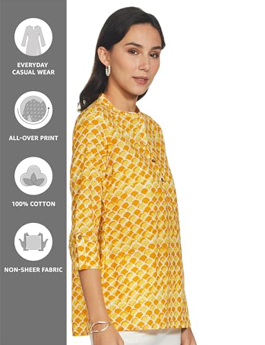 Image of Amazon Brand - Myx Women Cotton Short Kurti