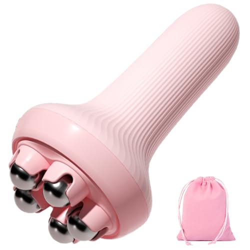 Acreditch Handheld Massage Ball Roller for Muscle & Myofascial Release – Trigger Point Therapy for Back, Neck, Legs – Sore Muscle Relief, Portable Deep Tissue Massager for Athletes & Office Workers