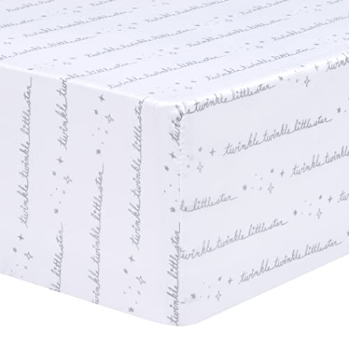 Image of Sammy & Lou Celestial 2-Pack Microfiber Fitted Crib Sheet Set, Fits Standard Crib Mattress 28 in x 52 in; Fully Elasticized,
