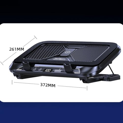 Base enfriadora para laptop con doble ventilador LED miniatura 5