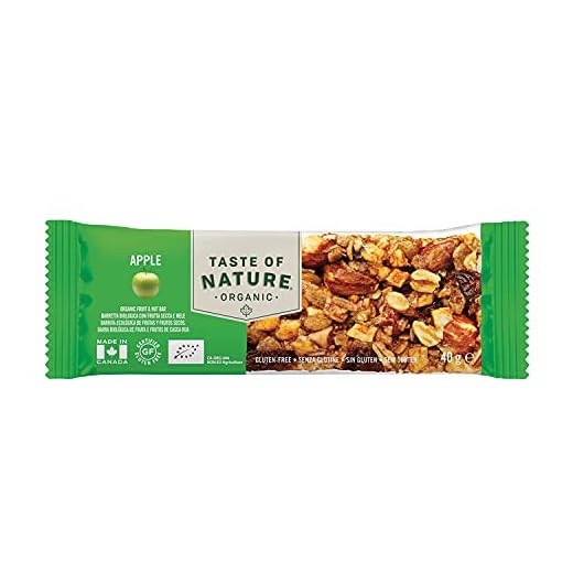 Taste of Nature Barrita de Frutos Secos con Manzana, 1 unidad, 40g (Bio)